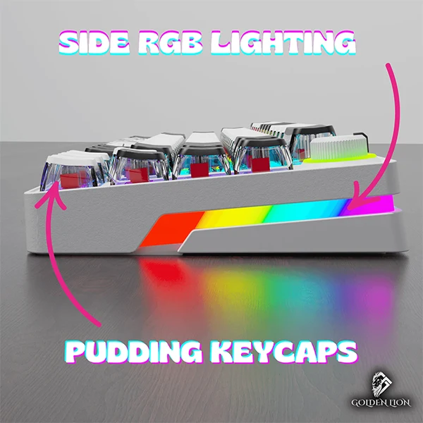 M4G GOLDEN LION GI68 RGB Blanc
