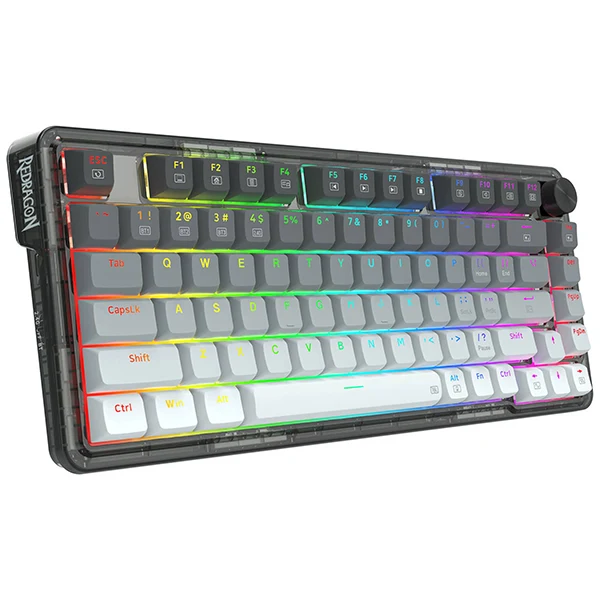 Redragon K673 Pro 75% Wireless RGB Red Switches (Gradient Gray)