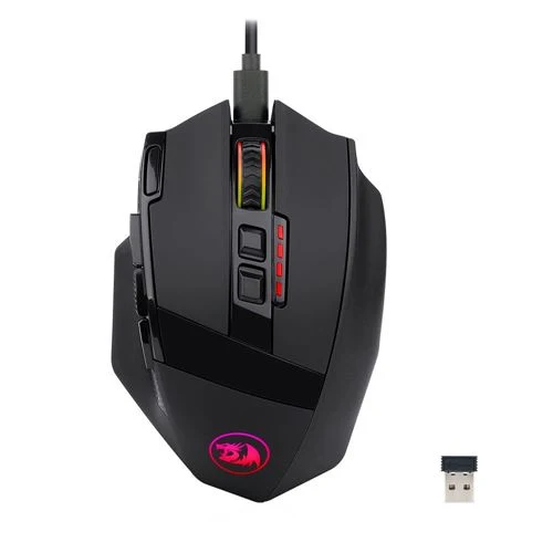 Mouse Redragon Sniper Pro M801P Inalámbrico/Cableado Gaming Negro