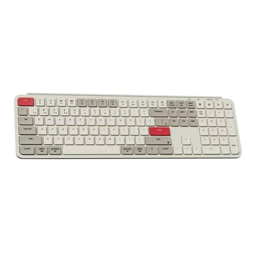 Teclado Keychron B6 Pro Ultra Slim Inalámbrico Full-Size - Rojo Retro