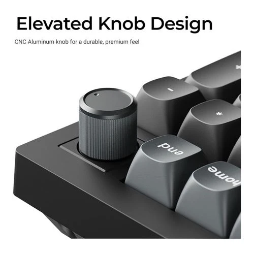 Teclado Keychron V5 Ultra 8K Mecánico Inalámbrico 96% - Negro