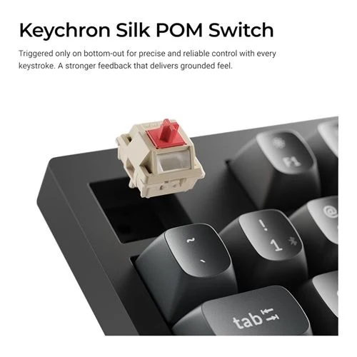 Teclado Keychron V5 Ultra 8K Mecánico Inalámbrico 96% - Negro