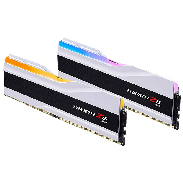G.Skill Trident Z5 RGB Series 64Go (2x32Go) DDR5 6000 MHz CL30 White