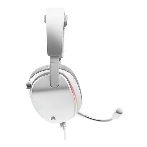 Audífonos Glorious GHS Eternal RGB Cableado Gaming Blanco