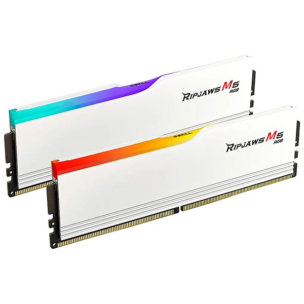 G.Skill Ripjaws M5 RGB Series White 32Go (2x16Go) DDR5 6000 MHz CL30