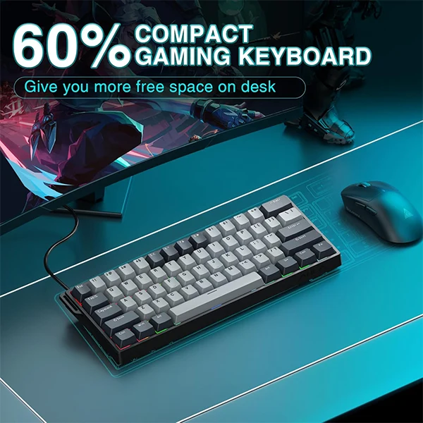 AULA WIN60 HE Black&Gray (Magnetic Switch)