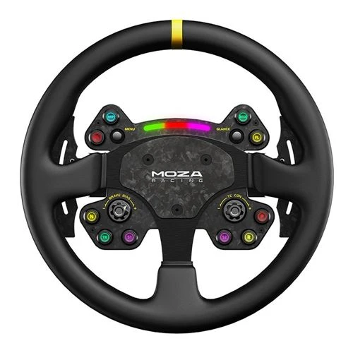 Aro de Volante Moza RS V2 con Carbono Forjado y Cuero PC
