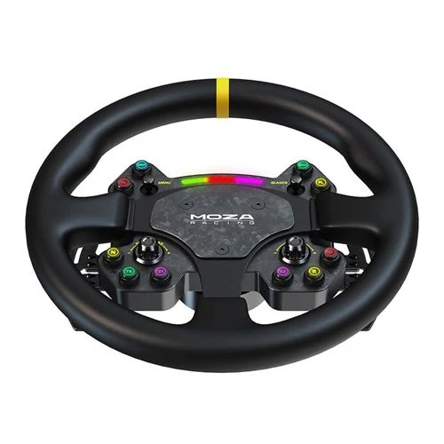 Aro de Volante Moza RS V2 con Carbono Forjado y Cuero PC