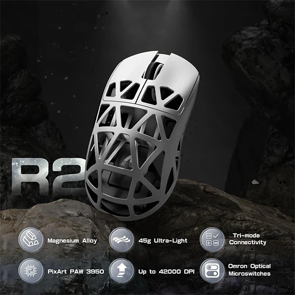 ATTACK SHARK R2 (White)