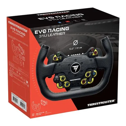 Aro de Volante Thrustmaster EVO 31U de Cuero para Bases DD