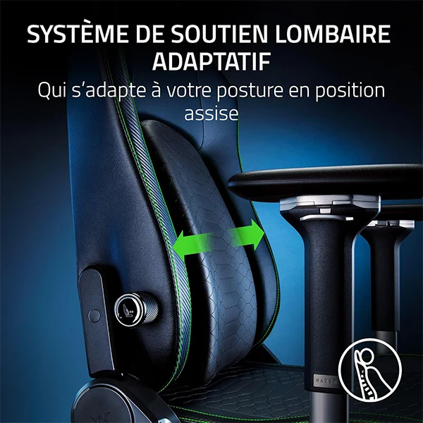 Razer Iskur V2 Noir