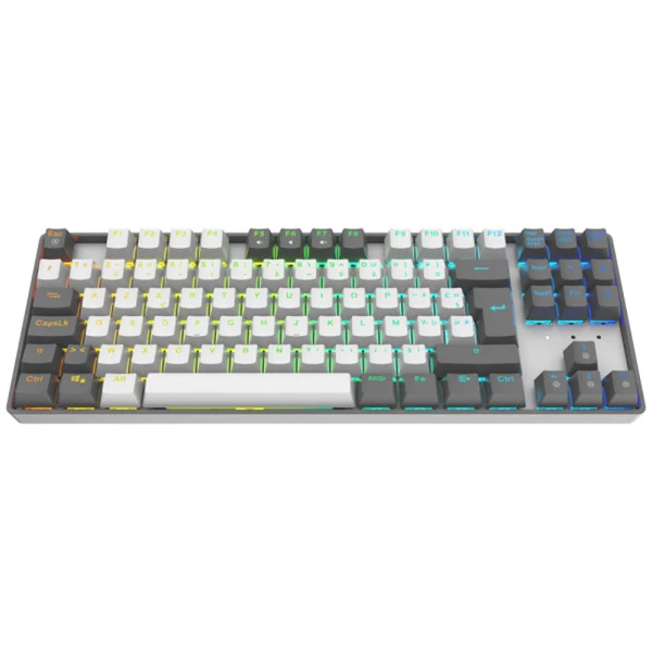 XTRMLAB Vortex TKL White/Dark Grey (Red Switch)