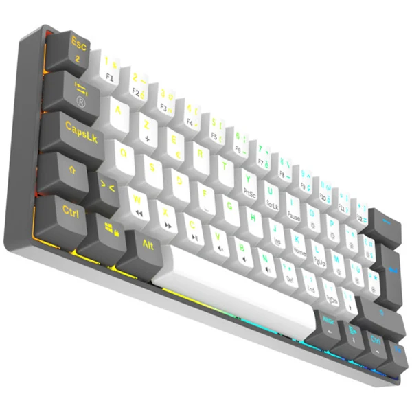XTRMLAB Vortex Mini White/Dark Grey (Red Switch)