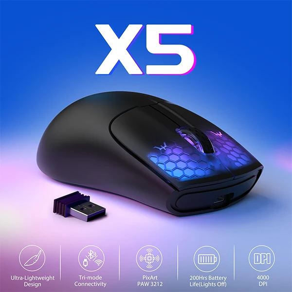 ATTACK SHARK X5 (Black)
