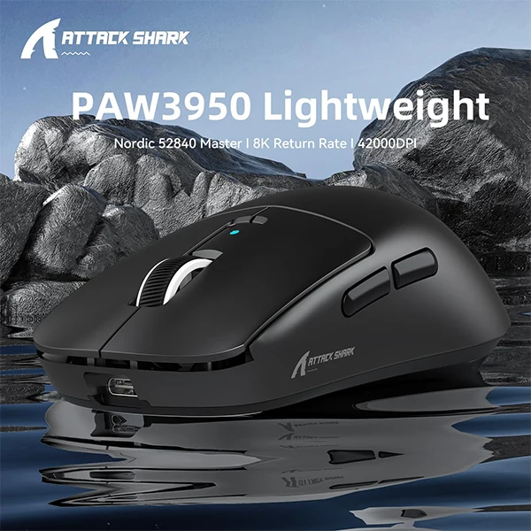 ATTACK SHARK R6 Black