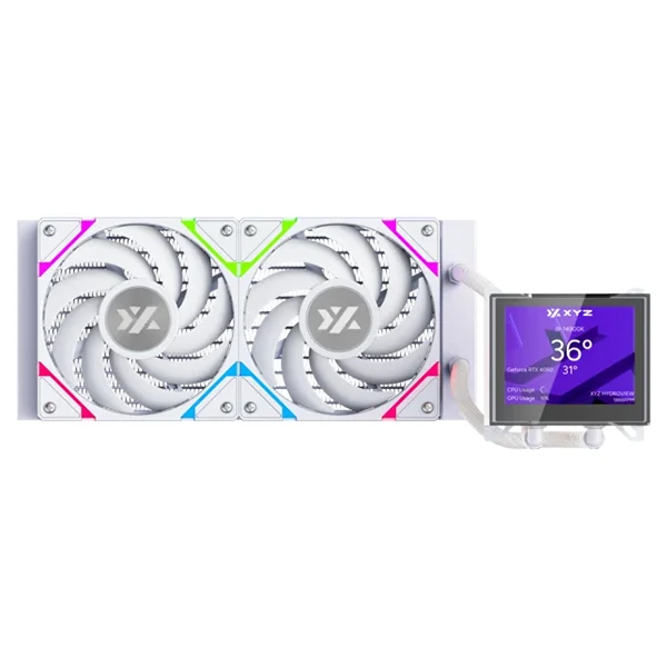 XYZ HYDROVIEW 240 AIO RGB Blanc