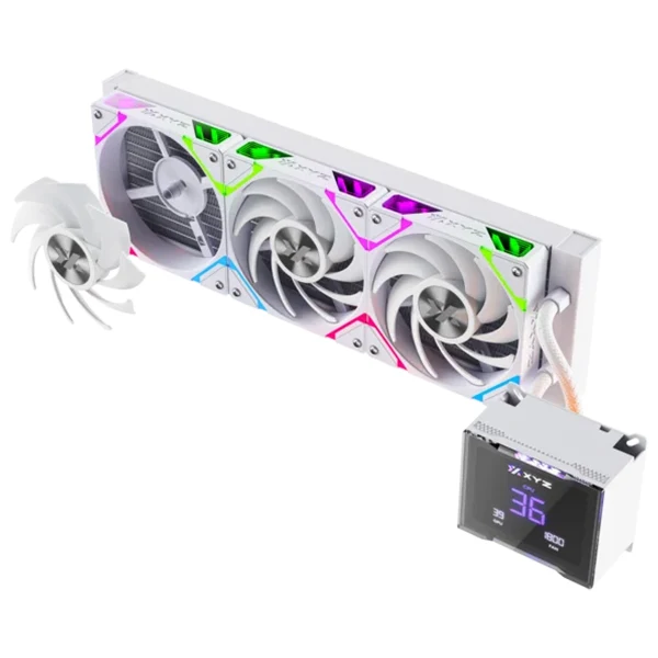 XYZ HYDROTEMP 360 AIO RGB Blanc