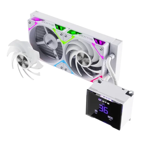 XYZ HYDROTEMP 240 AIO RGB Blanc