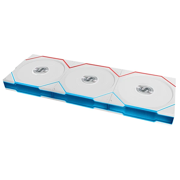 Lian Li Uni Fan TL 120 Wireless Reverse Blade Blanc (Pack de 3)