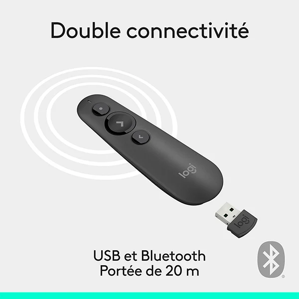 Logitech R500s Laser Presentation Remote (Graphite)