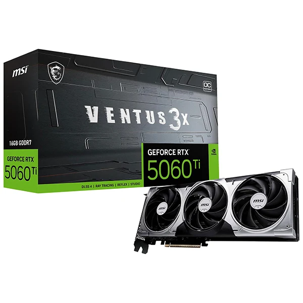 MSI GeForce RTX 5060 Ti 16G VENTUS 3X OC