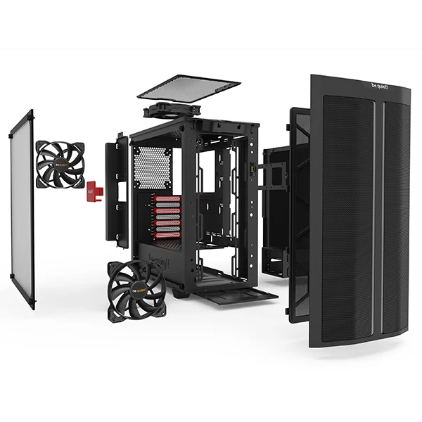 be quiet! Pure Base 500DX (Rouge/Noir)