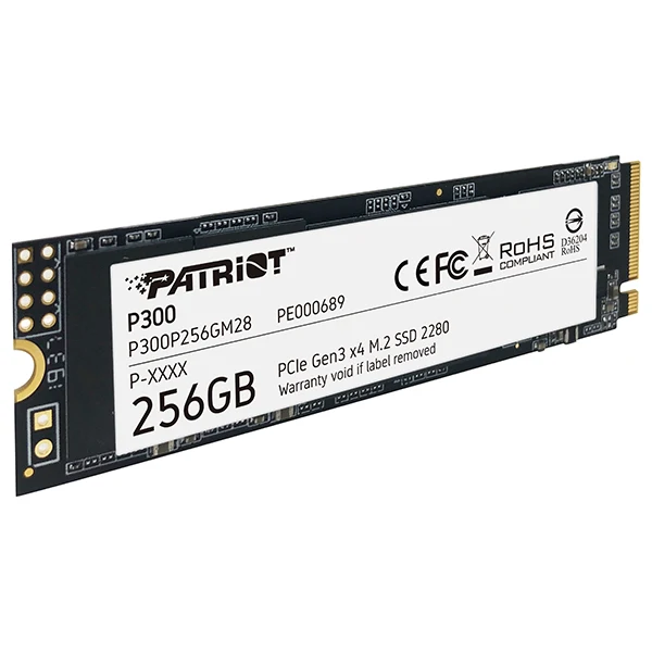 PATRIOT P300 256GB M.2 PCIE NVME SSD