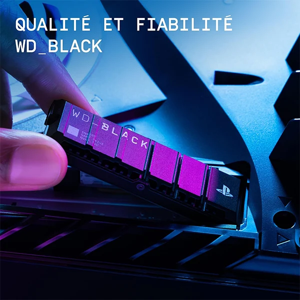 Western Digital SSD WD Black SN850P 1TB - Avec dissipateur thermique (Sans emballage)