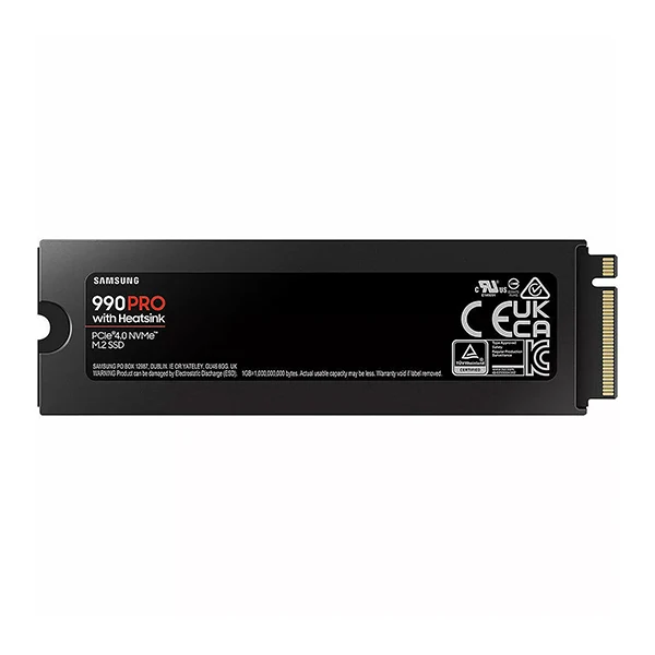 Samsung SSD 990 PRO M.2 PCIe NVMe 2TB avec dissipateur (Sans emballage)