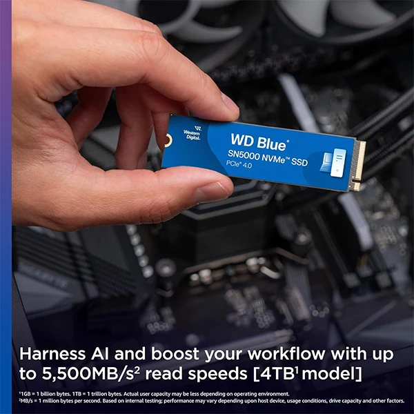 Western Digital SSD WD Blue SN5000 4TB (Sans emballage)