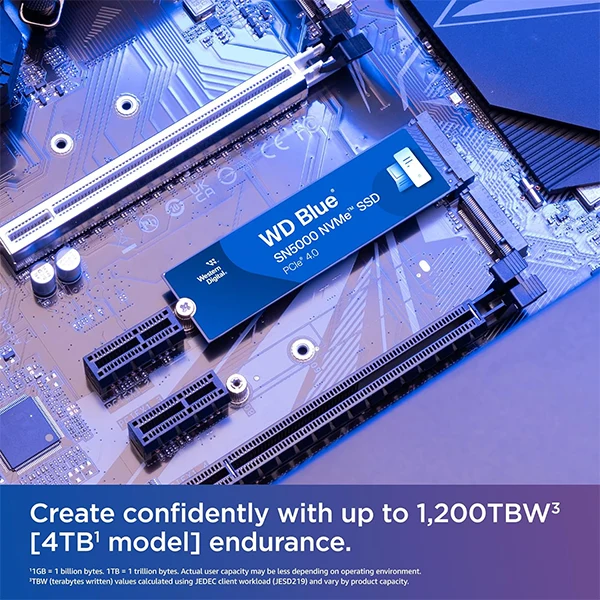 Western Digital SSD WD Blue SN5000 4TB (Sans emballage)