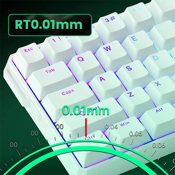 MonsGeek FUN60 Pro white (Magnetic Switch)
