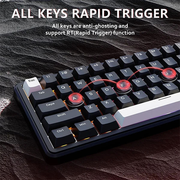ATTACK SHARK X65 HE Black (Magnetic Switch)