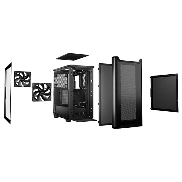 be quiet! Pure Base 501 Airflow Window (Black)