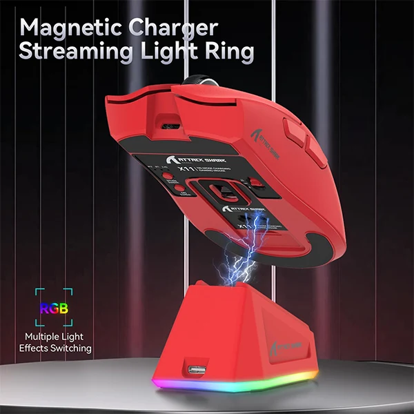 ATTACK SHARK X11 (Rouge)