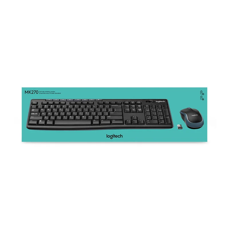Logitech Desktop MK270 Sans-fil (Qwerty)