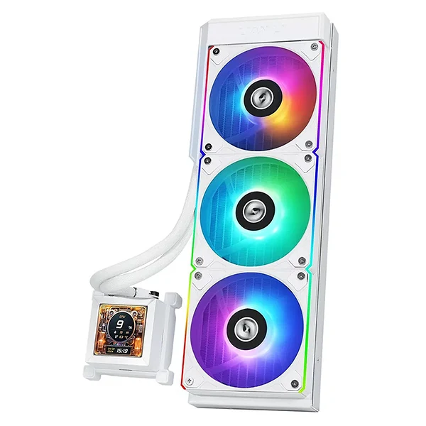 Lian Li Hydroshift LCD 360R Blanc