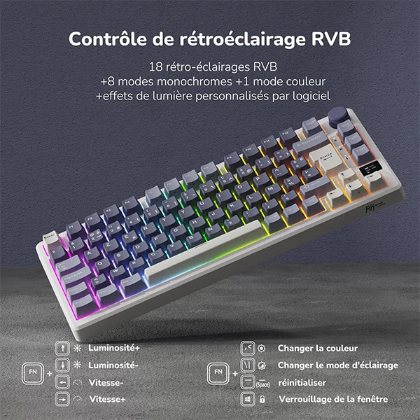 Royal Kludge RKM75 (Bleu)