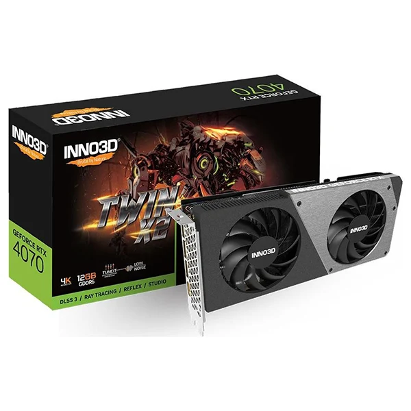 INNO3D GeForce RTX 4070 Twin X2 12GB GDDR6
