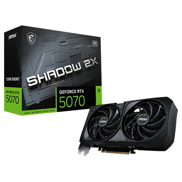MSI GeForce RTX 5070 SHADOW 2X OC 12GB GDDR7
