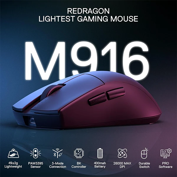 Redragon M916 PRO 4K Wireless