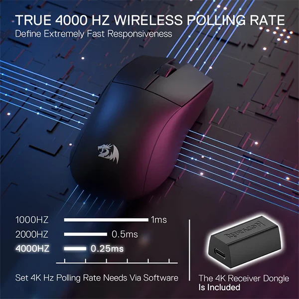 Redragon M916 PRO 4K Wireless
