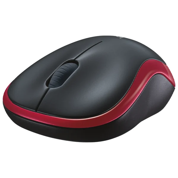 Logitech Wireless Mouse M185 (Red)