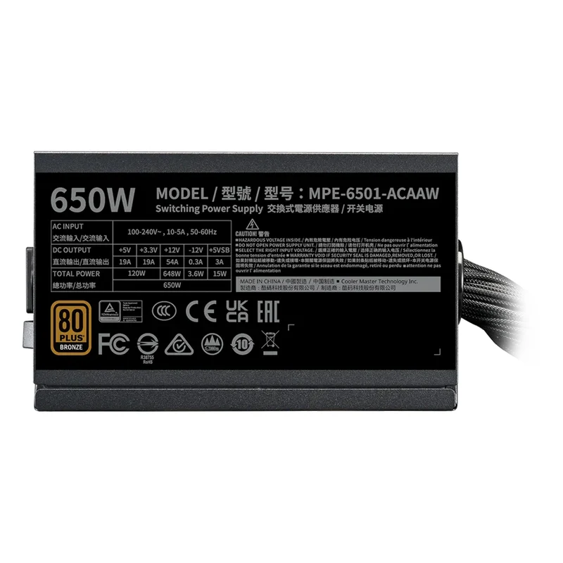 Cooler Master MWE Bronze 650W V3