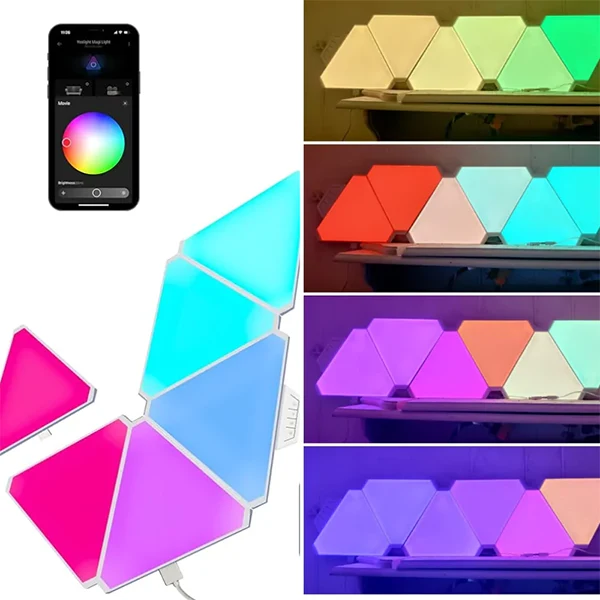 Smart Triangle Wall Lights ( 6 pièces )