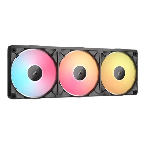 Ventilador Corsair iCUE LINK RX360 II RGB 120mm Negro (Pack de 3)