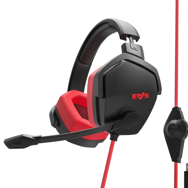 Energy Sistem Casque ESG 4 Surround 7.1 (Rouge)