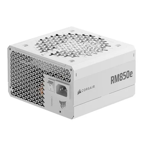 Fuente de Poder Corsair RM850e - 850W - Cybenetics Platinum - Full Modular - ATX (Blanca)