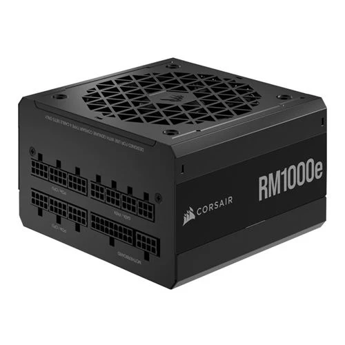 Fuente de Poder Corsair RM1000e - 1000W - Cybenetics Platinum - Full Modular - ATX (Negra)