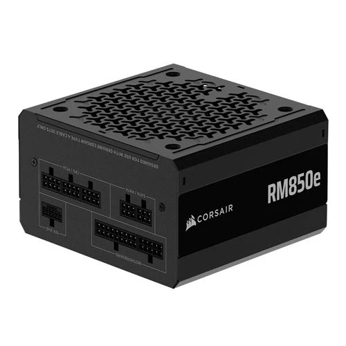 Fuente de Poder Corsair RM850e - 850W - Cybenetics Platinum - Full Modular - ATX (Negra)